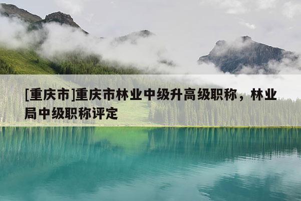 [重慶市]重慶市林業(yè)中級(jí)升高級(jí)職稱，林業(yè)局中級(jí)職稱評(píng)定